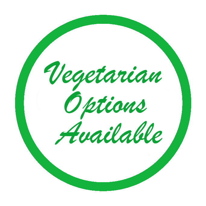 Vegetarian Options Available